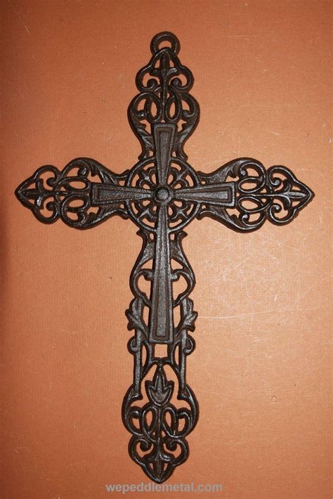 See more ideas about crosses decor, cast iron, iron cross. CAST IRON CROSS WALL DECOR (C) 34 | Cruces góticas, Goticas