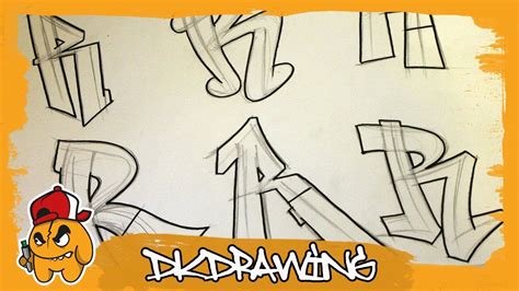 Letter R Graffiti