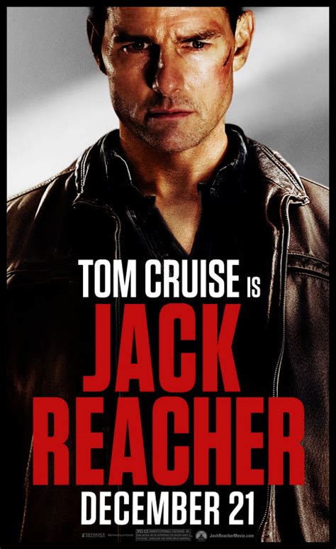 This movie is muscley but ultimately forgettable entertainment. Jack Reacher (2012) …review and/or viewer comments • Christian Spotlight on the Movies ...