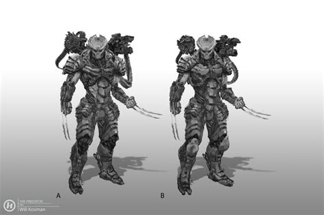 The Predator Concept Art Highlights The Killer Suit