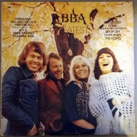 Abba Greatest Hits 1976 Unique Cover Vinyl Lp Epic ‎ Epc 69218 Ex