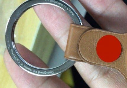 What will airtags look like? An AirTag ring-shaped keychain appears leaked