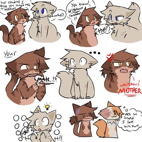 Cloudtail And Brightheart Comic By L3m0ndropc4k3 On Deviantart