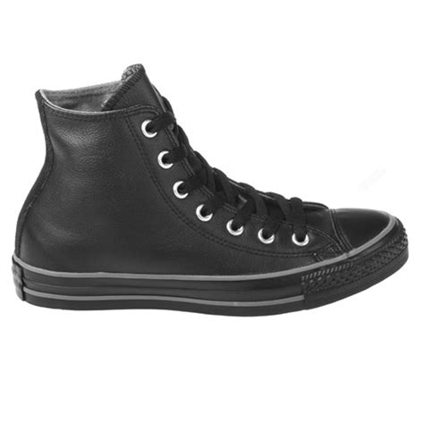 Converse Chuck Taylor 125566ca Leather Blackblack Low Top