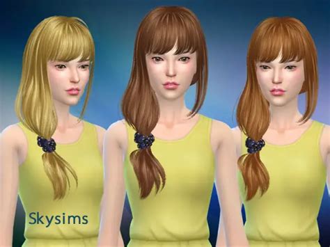 Sims 4 Hairs Butterflysims Hair 114 By Skysims