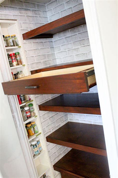 Plan out how you want your shelves to be installed in the pantry. 24 DIY Pantry Shelves - How To Build Pantry Shelves