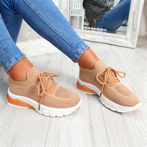 Womens Ladies Lace Up Sport Chunky Trainers Women Sneakers Party Shoes