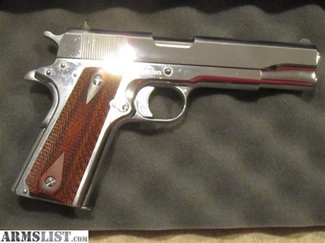 Armslist For Sale Colt 1911 Custom Bright Stainless Steel