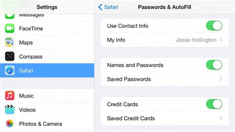 Managing Saved Passwords And Credit Cards In Safari Ilounge