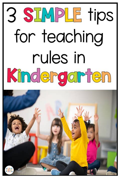 3 Simple Tips For Teaching Rules In Kindergarten Managing Munchkins