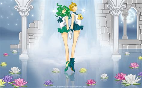 Kaiou Michiru Sailor Moon Sailor Neptune Sailor Uranus Tenou Haruka R Konachan