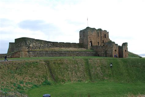 Tynemouth Castle And Priory Tyne And Wear England Scenery Monument
