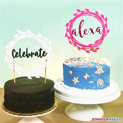 Diy Cake Toppers For Birthday Weddings Customize Your Own