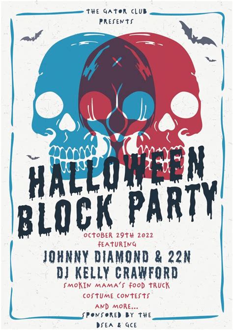 Annual Halloween Block Party W N Johnny Diamond Bradenton Sarasota Fl Oct Pm