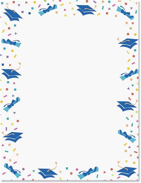 Free Printable Graduation Stationery Paper Get What You Need For Free