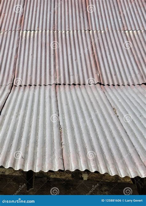 Old Barn Roof Stock Photo Image Of Fence Landscape 125881606