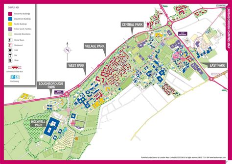 Loughborough University Campus Map Pdf