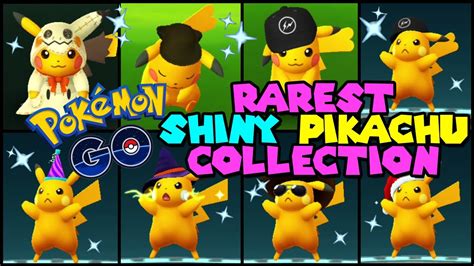 Ultra Rare Special Shiny Costume Pikachu Collection In Pokemon Go Youtube