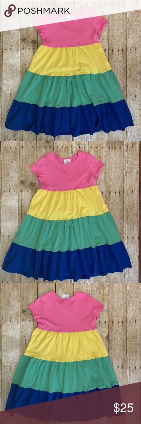 Hanna Andersson Color Block Twirl Dress Rainbow Twirl Dress Color