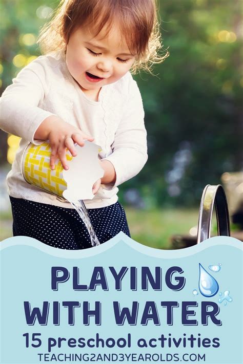 15 Fun Water Activities For Preschoolers Water Activities Preschool