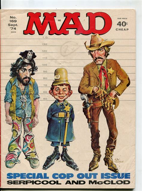 Mad Magazine 169 1974 Special Cop Out Issue Jaffee