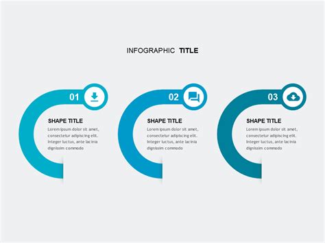 Arc Linear Horizontal Step Powerpoint Templates Powerpoint Free