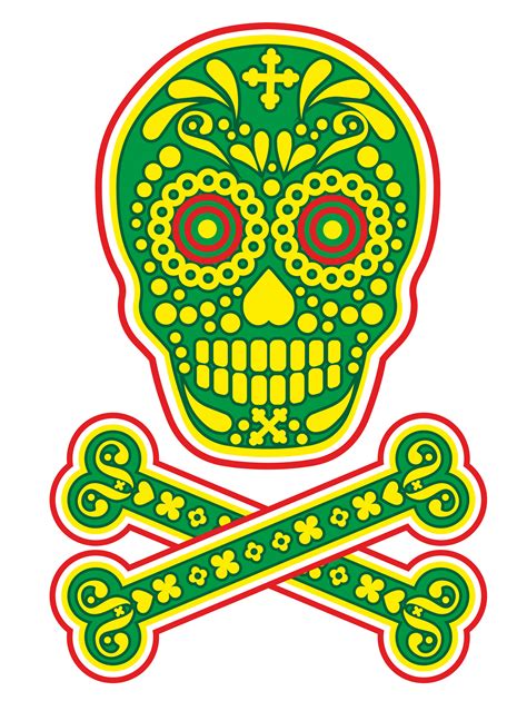 Mexican Sugar Skull 272896 Vector Art At Vecteezy