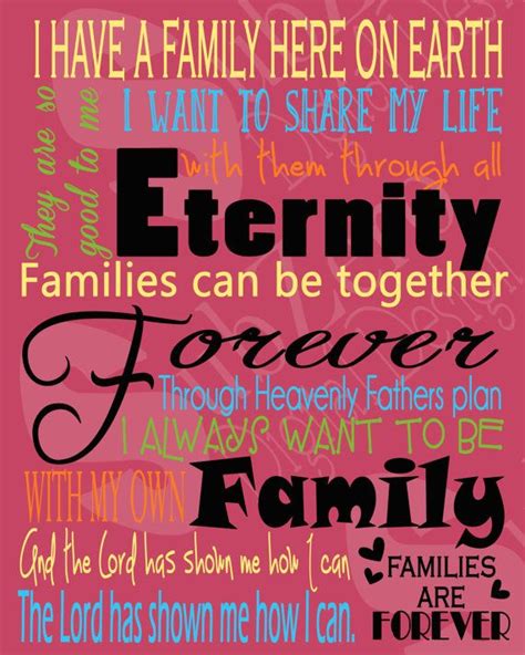 Families Can Be Together Forever Colorful Subway Art Digital Print