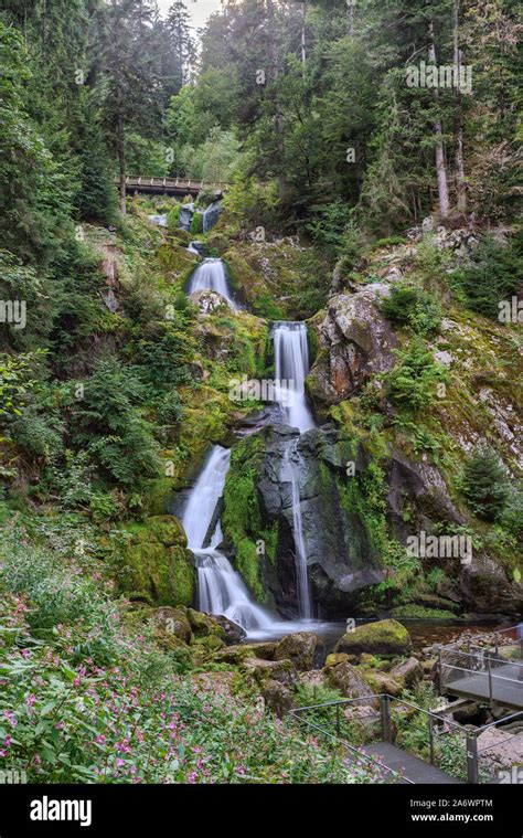 Triberg Waterfalls Black Forest Germany Stock Photo Alamy