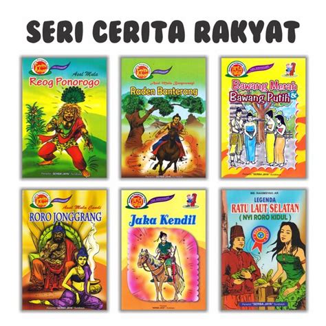 Jual Buku Cerita Rakyat Banyuwangi Roro Jonggranng Reog Ponorogo Jaka