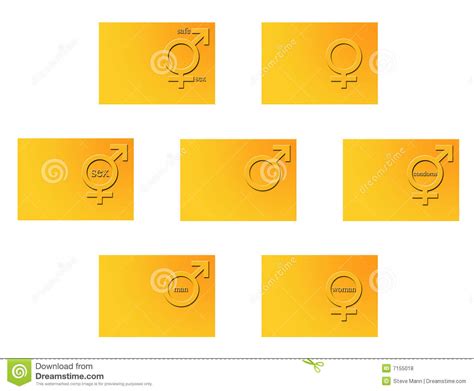 Sex Symbols Stock Illustration Illustration Of Gender 7155018