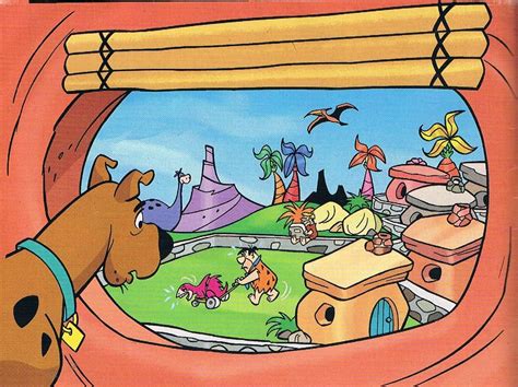 Scooby Doo In Bedrock With The Flintstones Fun Comics