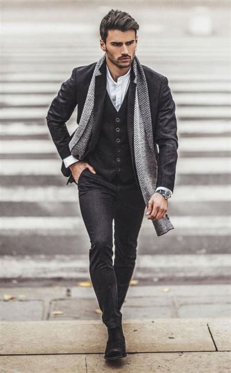 Uber Stylish Mens Business Casual Look Winter Outfits Men Mens Business Casual Outfits