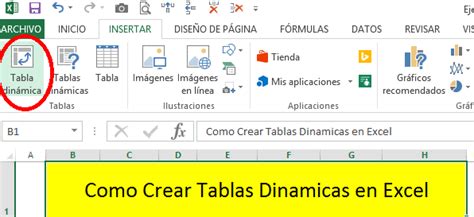 Como Crear Una Tabla Dinamica En Excel Blog Aplica Excel Contable