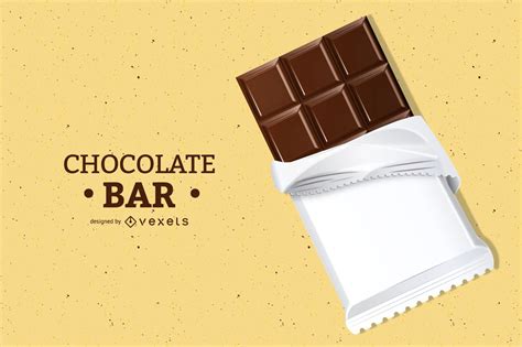 3d Chocolate Bar Illustration Vector Download