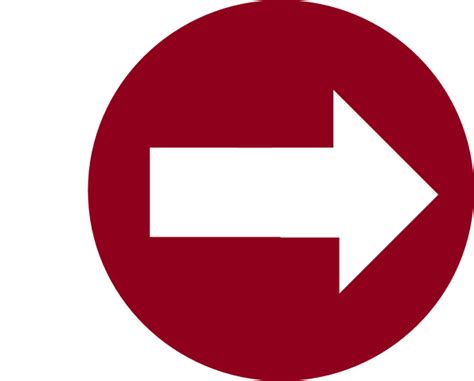 Red Arrow Right Button Clip Art At Vector Clip Art Online