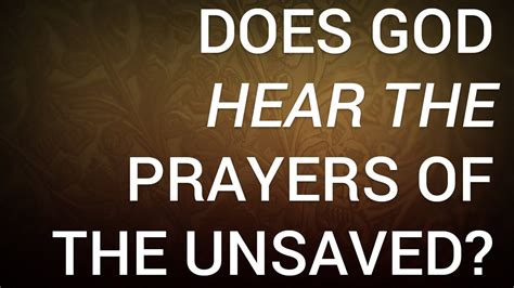 God Hears And Answers Prayers