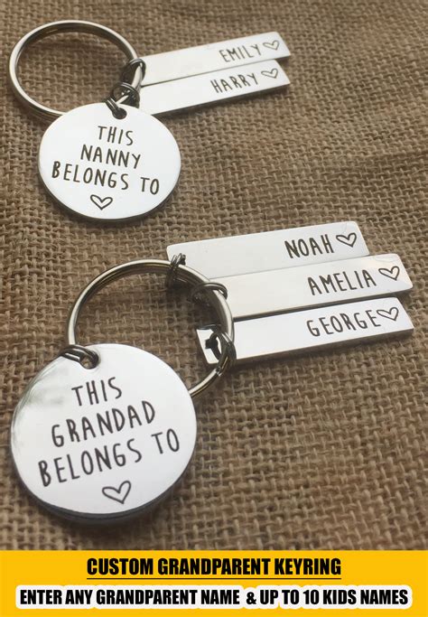 Here are 30 of the best christmas gifts for grandparents you can shop from amazon, nordstrom, walmart, and uncommon goods. Personalised Grandparent Keyring | Christmas presents for ...
