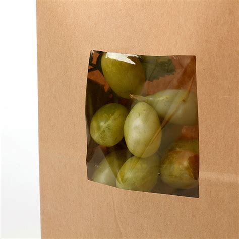 Create your own custom ziplock and reclosable bags with options to print your logo, adjust size and add features. Kraft paper window self-supporting ziplock bag wholesale