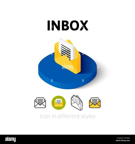 Inbox Icon In Different Style Stock Vector Image And Art Alamy