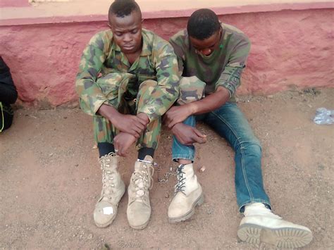police arrest fake soldier for extortion penpushing