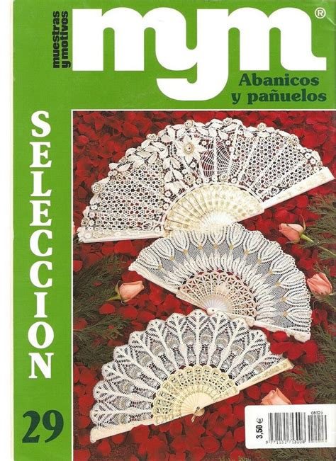 An Image Of A Magazine Cover With Laces And Flowers On The Front Page In Spanish