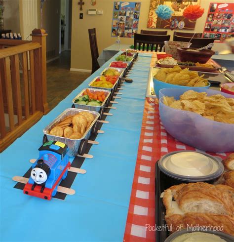 Thomas And Friends Themed Birthday Party Train Theme Birthday Party