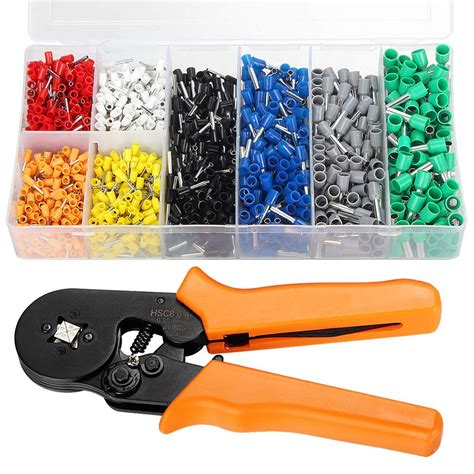 Ferrule Crimping Tool With 800 Pieces Wire Ferrule Terminals Kit