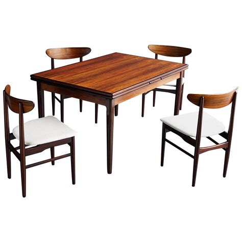 Dining with danish and scandinavian modern style. Danish Modern Rosewood Dining Set at 1stdibs
