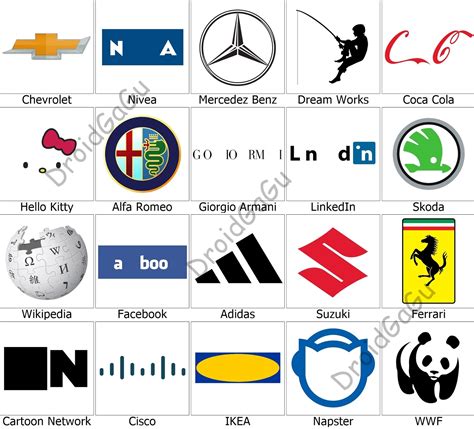 This is a quiz game where you have to guess the logos of different brands. Level 2 Logo Quiz Answers - Bubble - DroidGaGu