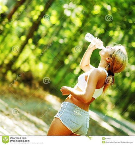 Pretty Young Runner Stock Image Image Of Person Nature 6253037