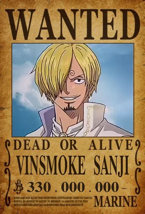 One Piece Wanted Sanji One Piece Photos One Piece Comic Retro Poster