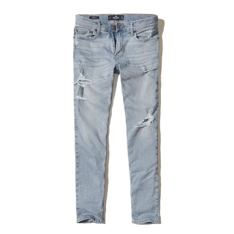 Lyst Hollister Skinny Jeans In Blue For Men Save 51