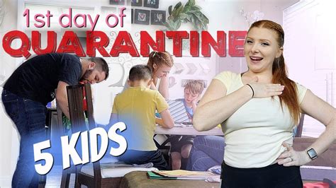 Day 1 Of Quarantine Homeschool W 5 Kids Youtube